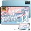 OUKITEL OT5S Tablet 12 Pulgadas 2.4K IPS Tablet Android 14 Tablet con Lapiz 24GB+256GB(TF 2TB) Gaming Tablet con Funda 8250mAh 16MP 4-Altavoces Widevine L1 Dual SIM 4G | Face ID | GPS | OTG | 5G WiFi